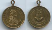 Vatikan Italien-Kirchenstaat Medaille M3746 - Papst Leo XIII. auf sein 50. Priesterjubiläum ROMA -