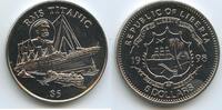 Liberia 5 Dollars GS743 - RMS Titanic sinking ship -