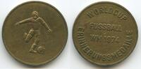 Deutschland Bundesrepublik BRD Erinnerungsmedaille GX1060 - World Cup 1974 Worldcup Fussball WM Fußballweltmeisterschaft -