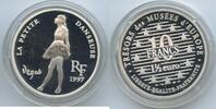 Frankreich 10 Francs - 1½ E u r o Silber GS937 - La petite danseuse France -