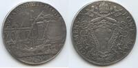 Vatikan 1 Piastra Silber GB1214 - Civitavecchia Papst Clemens X. 1670-1676 -