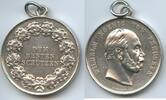 Deutsches Reich Preussen Schützenmedaille in Silber, Preismedaille GX183 - Dem besten Schützen - Kaiser Wilhelm I. -