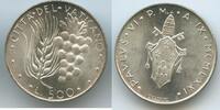 Vatikan Italien-Kirchenstaat 500 Lire Silber G1615 - Papst Paul VI. 1963-1978 Vatican City -