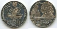 Niederlande 5 Euro Medaille GY732 - Constantijn Huygens 1596-1687 Segelschiff -