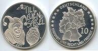Deutschland Bundesrepublik Medaille GY136 - 500 Jahre Till Eulenspiegel - Die deutschen Prägestätten -