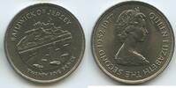 Jersey 25 Pence GS1330 - 25th anniversary of Accession of Queen Elizabeth II. -