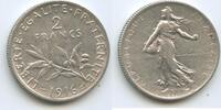 Frankreich 2 Francs Silber G9287 - La Semeuse France -