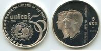 Belgien Königreich 5 Ecu Silber G4472 - 50° Anniversary Unicef - Albert II. Belgium -