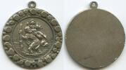 Religiöse Medaille Silbermedaille M3496 - Alter Christophorus-Anhänger Schutz Pilgermedaille -