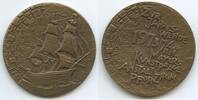 Bronzemedaille Kunstmedaille 1973 Deutschland Bundesrepublik Pforzheim GX637 - Zur Jahreswende 1973/74 Segelboot - Mayer´s Kunstprägeanstalt Fast...