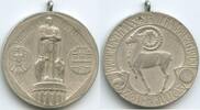 Schützenmedaille in Silber 1909 Deutsches Reich Kaiserreich GX036 - XVI. Deutsches Bundesschießen Hamburg Vorzüglich mit Öse