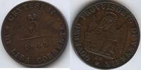 Österreich Italien Aufständische Venezien 5 Centesimi G5611 - Revolution Venezia Governo Provvisorio Venice Italy -
