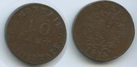 Frankreich Belgien Antwerpen Siege Coinage 10 Centimes G9049 - Siège d'Anvers Napoleon I. RAR Franc Belgium -