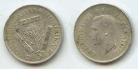 Südafrika 3 Pence Silber G3160 - George VI. South Africa Suid-Afrika -