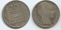 Frankreich 10 Francs Silber G9147 - Laureate France -