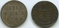 RDR Österreich Luxemburg 3 Sols Silber G7754 - Leopold II. 1790-1792 Luxembourg -