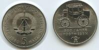 Deutsche Demokratische Republik 5 Mark G12750 - 500 Jahre Postwesen DDR -