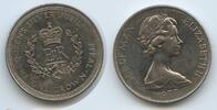 Isle of Man One Crown GS039 - 25th Anniversary of the Accession of Queen Elizabeth II. -