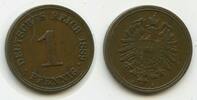 Deutsches Reich Kaiserreich 1 Pfennig G9590 - Germany Empire Wilhelm II. -