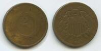 Vereinigten Staaten von Amerika 2 Cents G9468 - Union Shield USA SEHR RAR United States -