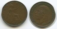 Großbritannien Great Britain One Farthing Fehlprägung G2244 - Zainende Verprägung Georg V. 1910-1936 United Kingdom -