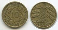 10 Reichspfennig 1933 J Hamburg Deutsches Reich Weimar G4782 - Germany Weimar Sehr Schön - Vorzüglich