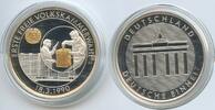 Deutschland Medaille versilbert und vergoldet GY377 - Erste freie Volkskammerwahl DDR-Deutschland -