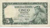 Spanien 5 Pesetas GB210 - Banknote Spain España -