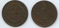Haiti Six Centimes 1846 (An.43) G2773 - SEHR RAR Liberte Egalite Haïti Sehr schön