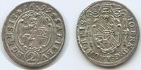 Erzbistum Salzburg 2 Kreuzer Silber G14880 - Johann Ernst von Thun und Hohenstein 1687-1709 -