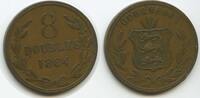 Guernsey 8 Doubles G7478 - British Dependency Queen Victoria -