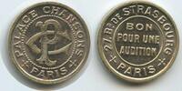 Frankreich Jeton Phonograph token GX499 - Paris Palace Chanson - Bon pour une Audition -