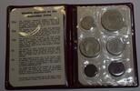 Offizieller Kursmünzensatz 1973 Australien GN951 - Royal Australian Coin Mint Set - Cat $120 Key Date Australia Unzirkuiert, leicht angelaufen