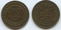 Tunesien Französisches Protektorat 10 Centimes G0108 - Muhammad al-Nasir Bey 1906-1922 Tunisia -