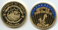 Liberia 5 Dollars G0478 - Europa ECU Farbmünze Multicolor -