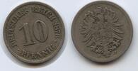 Deutsches Reich Kaiserreich 10 Pfennig G9625 - Wilhelm I. Germany Empire -