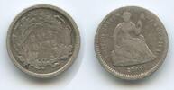 Vereinigten Staaten von Amerika Half Dime Silber (½ Dime) G9464 - Seated Liberty United States USA -