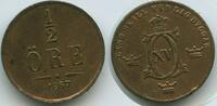 Schweden ½ Öre (1/2 Øre) G15620 - RAR Carl XV. Adolph 1859-1872 Sweden -