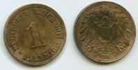 Deutsches Reich Kaiserreich 1 Pfennig G10425 - Wilhelm II. Germany Empire -
