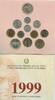 Italien Republik Offizieller Kursmünzensatz GN033 - Original KMS Coins Mint Set mit Silber Italy -