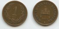 Ungarn Kaiserreich 1 Filler G9824 - Kaiser Franz Joseph I.1848-1916 Hungary -