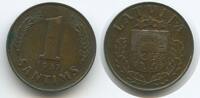 Lettland 1 Santims G8444 - Latvia Latvija -