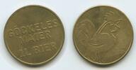 Deutschland Bundesrepublik Baden-Württemberg Biermarke 1 Liter Bier Wertmarke Bierzeichen M121 - Göckeles-Maier Stuttgart - Gockel Hahn - Germany Beer-Token -
