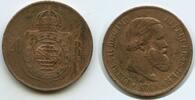 Brasilien 20 Reis 1869 G9890 - Pedro II. 1868-1870 Brazil Brésil Sehr schön