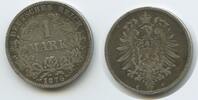 Deutsches Reich Kaiserreich 1 Mark Silber S0514 - Germany Empire Wilhelm I. -