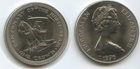 Insel Man - Isle of Man One Crown GS316 - 100th Anniversary of the Horse Tram - Elizabeth II. -