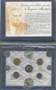 Italien Republik Offizieller Kursmünzensatz GN280 - Original KMS Coins Mint Set mit Silber Italy -