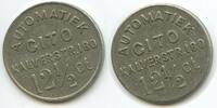 12½ Ct. Token Coinage Jeton Wertmarke nd. Niederlande T478 - RAR Amsterdam Automatiek Cito Kalverstr. 180 Netherlands Sehr Schön - Vorzüglich