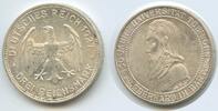 Deutsches Reich Weimar 3 Reichsmark Silber S0045 - 450 Jahre Universität Tübingen - Eberhard im Bart - University Tubingen -