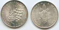Vatikan Italien-Kirchenstaat 500 Lire Silber G1495 - Papst Paul VI. 1963-1978 Vatican City -